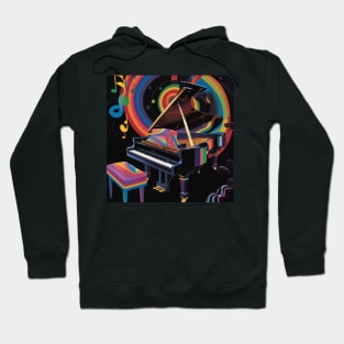 Abstract Image Of A Piano Hoodie